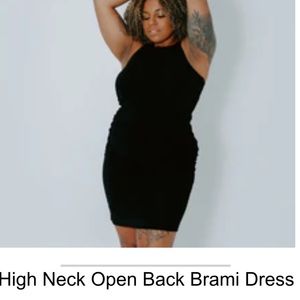 Klassy Network Open back Brami dress